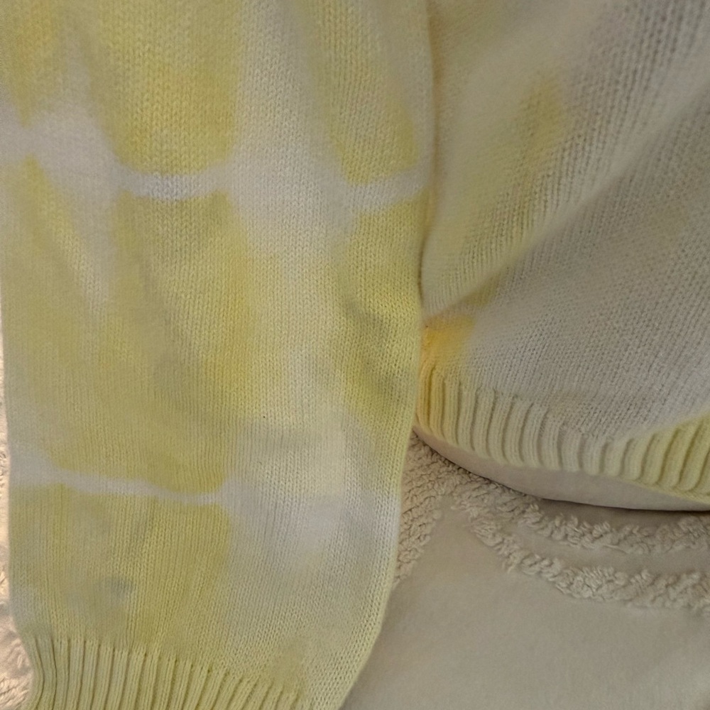 Elizabeth and James Yellow Tie-Dye Sweater - Picture 4 of 12